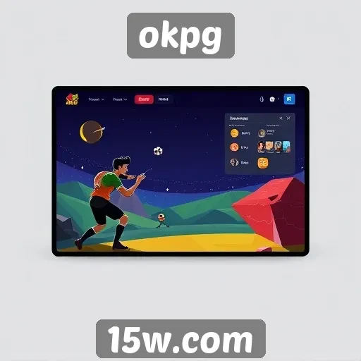 Navegação e interface do usuário no okpg