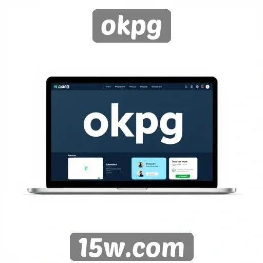 Análise da interface do usuário do site okpg